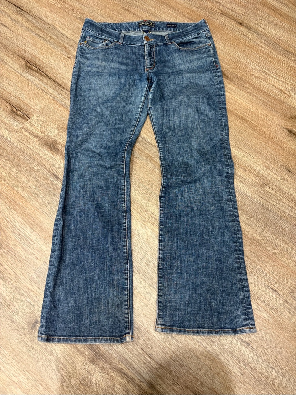 Vintage Y2K Seven7 Women’s Blue Bootcut Jeans